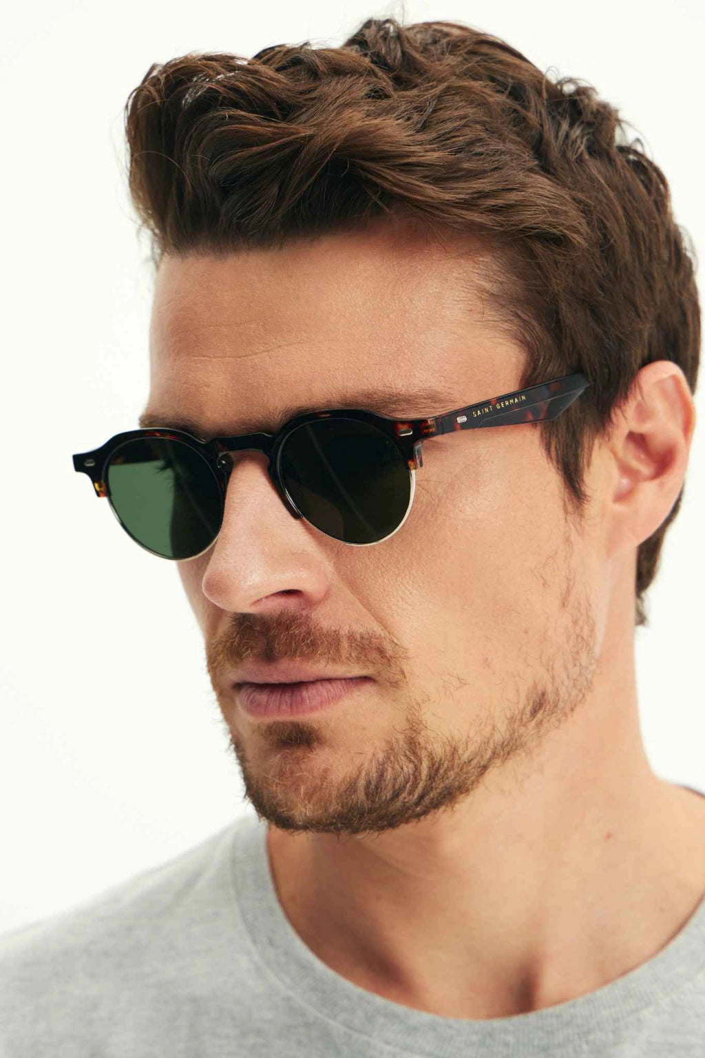 Oculos de Sol Redondo Nilo Tortoise Notte