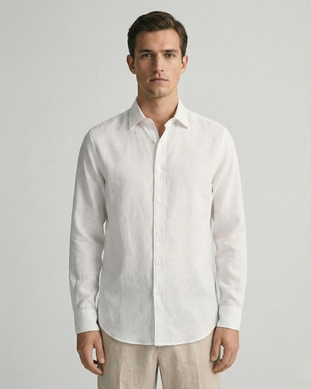 Camisa de Botão ML Puro Linho Ivory