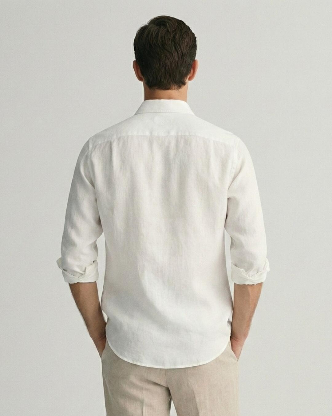Camisa de Botão ML Puro Linho Ivory
