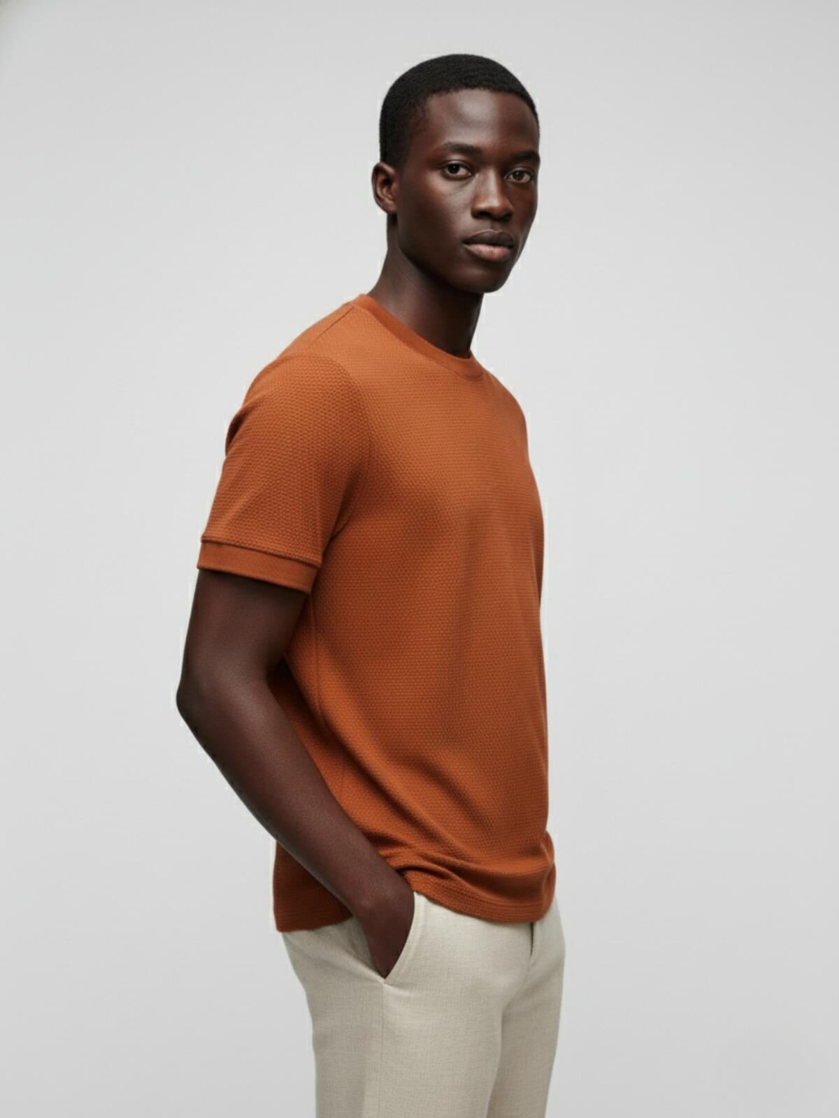Camiseta Texture Cinnamo