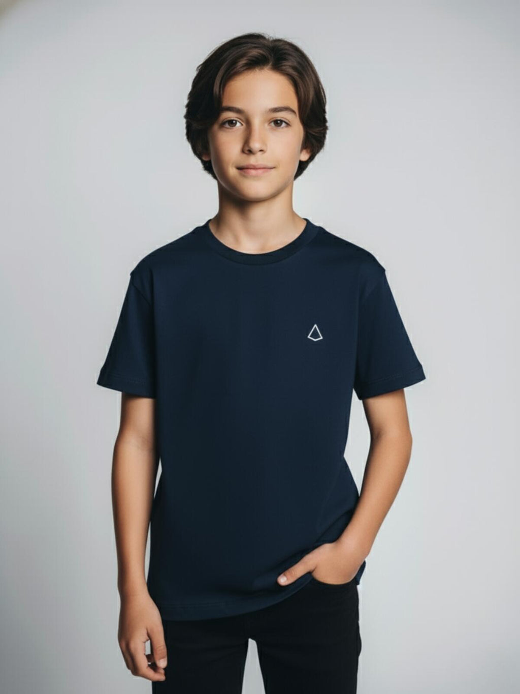 Camiseta Infantil Básico Teen Navy