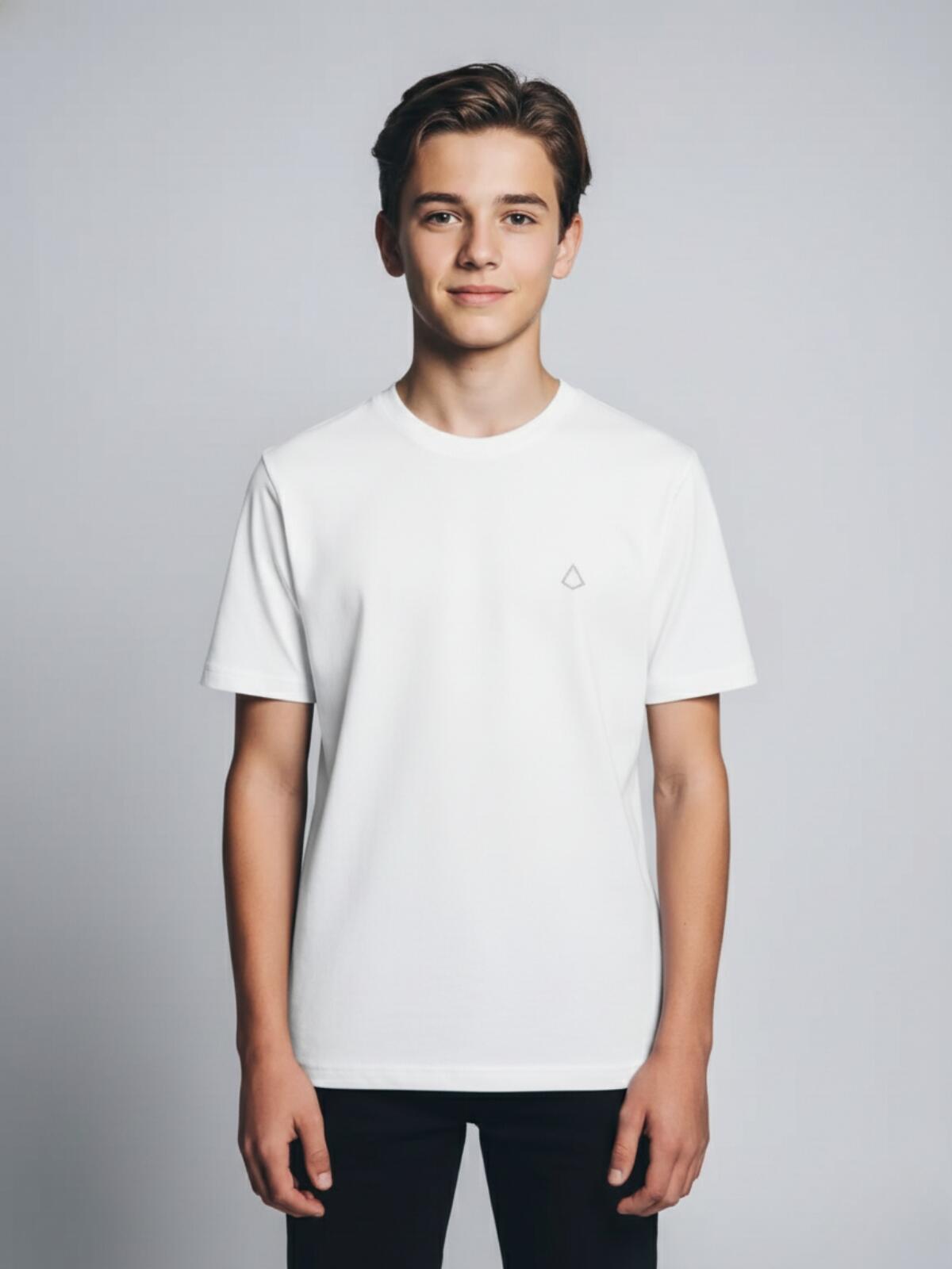 Camiseta Infantil Básico Teen  White