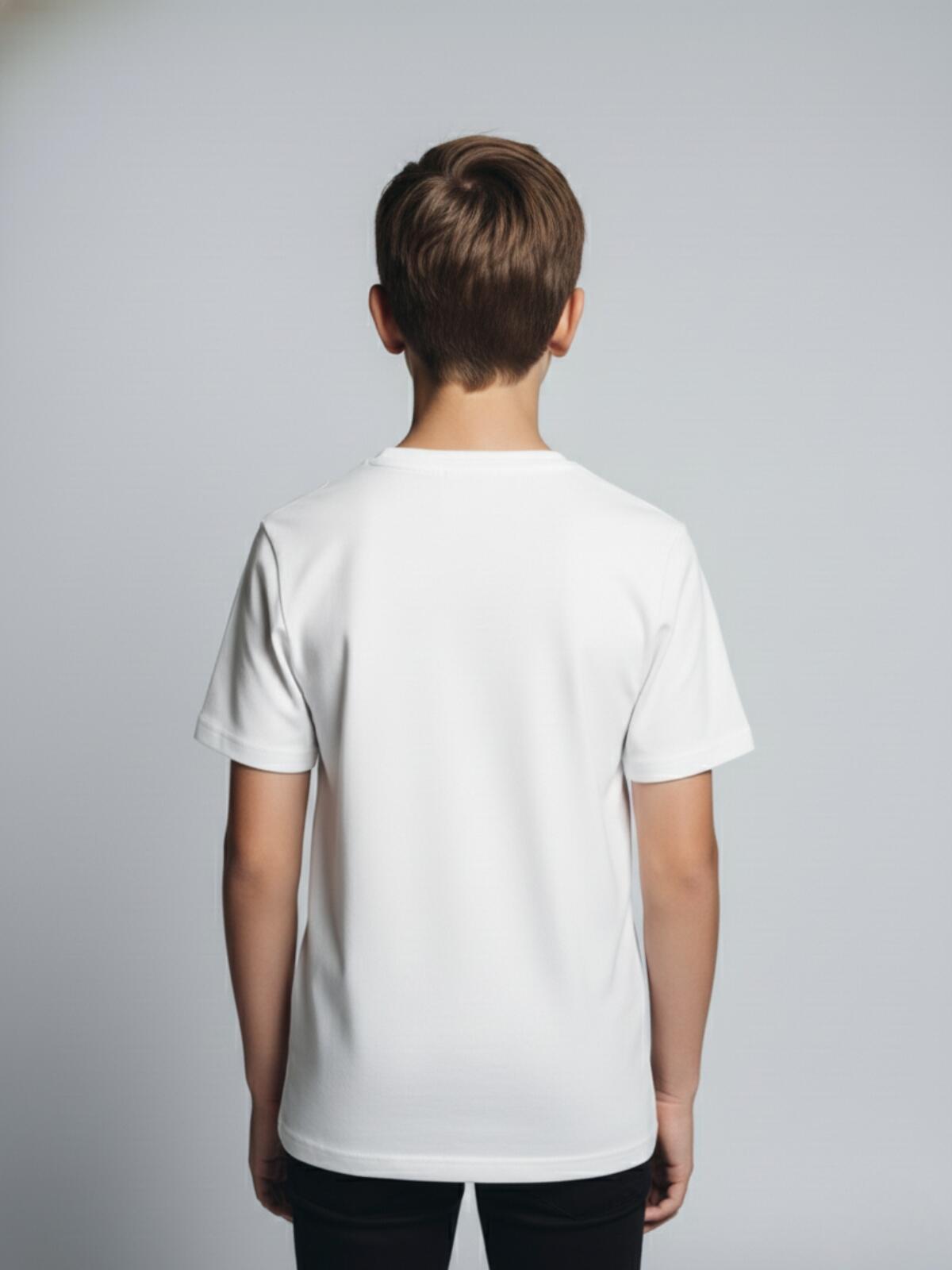 Camiseta Infantil Básico Teen  White