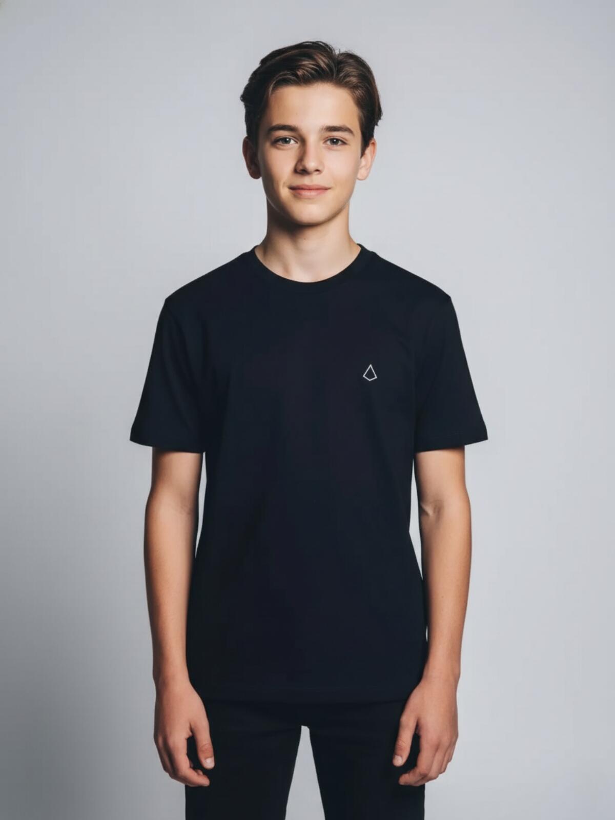Camiseta Infantil Básico Teen Black