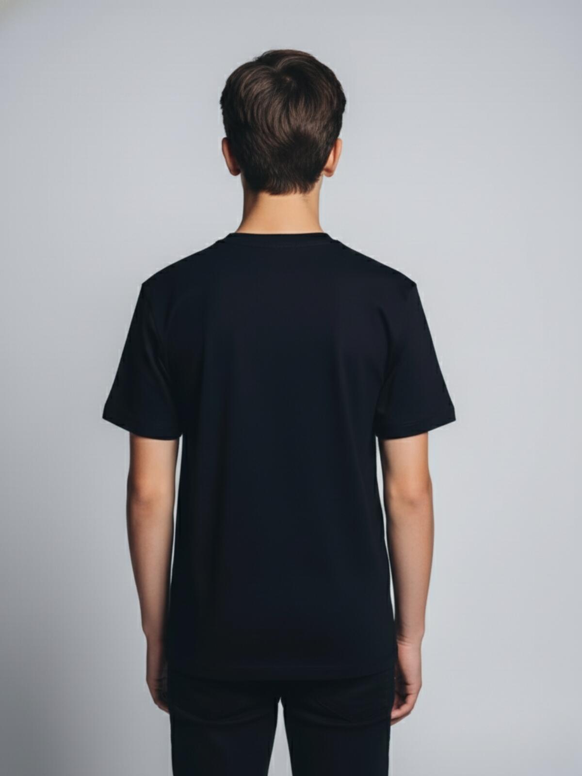 Camiseta Infantil Básico Teen Black