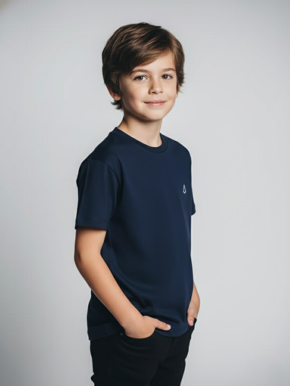 Camiseta Infantil Básico Infantil Navy