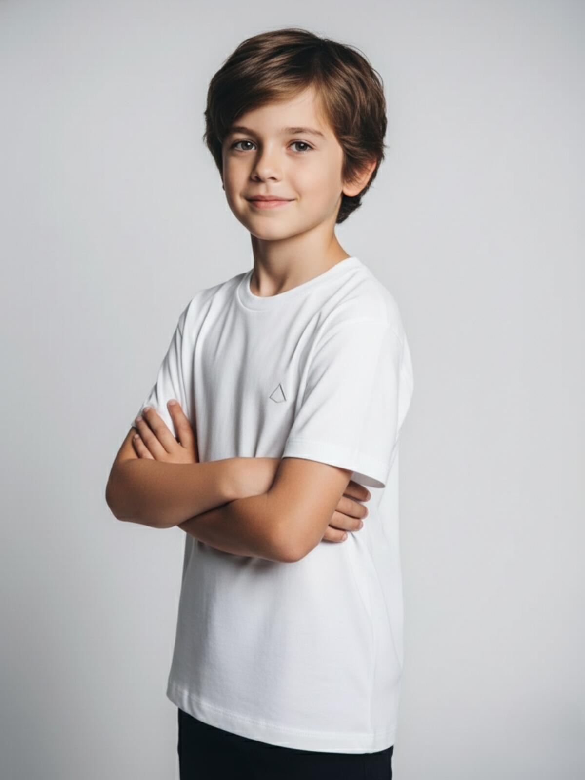 Camiseta Infantil Básico Infantil White