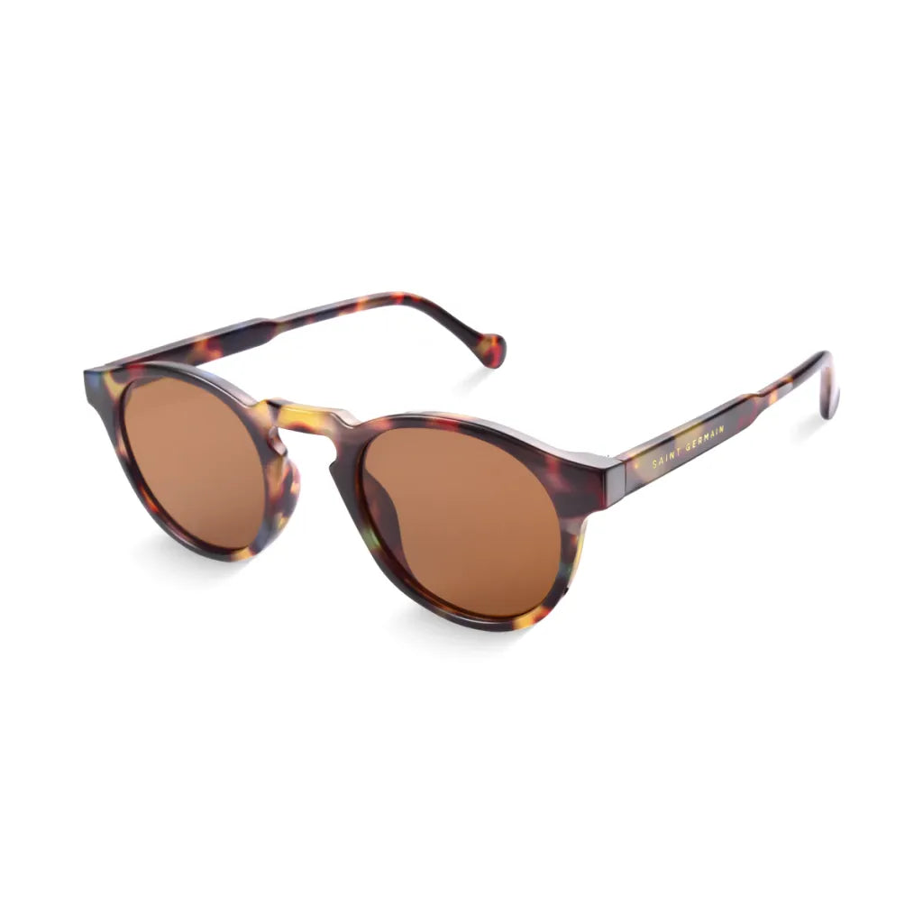 Oculos de Sol Redondo Duna Tortoise Aquamarine