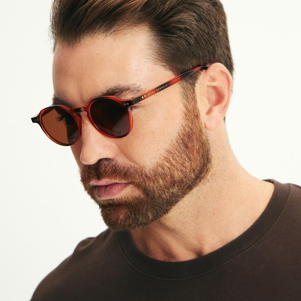 Oculos de Sol Redondo Gaia Tortoise Classico
