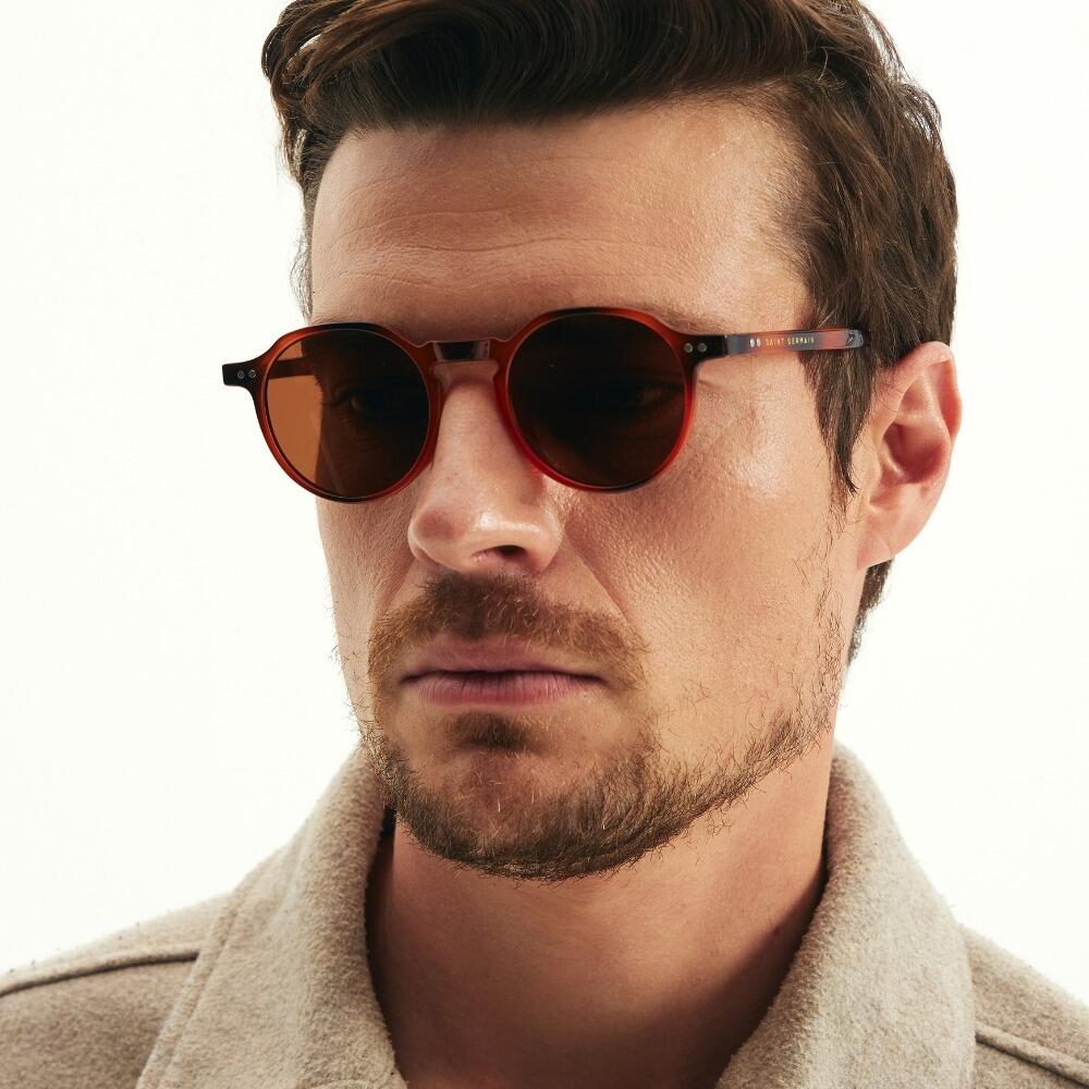 Oculos de Sol Redondo Gaia Tortoise Classico