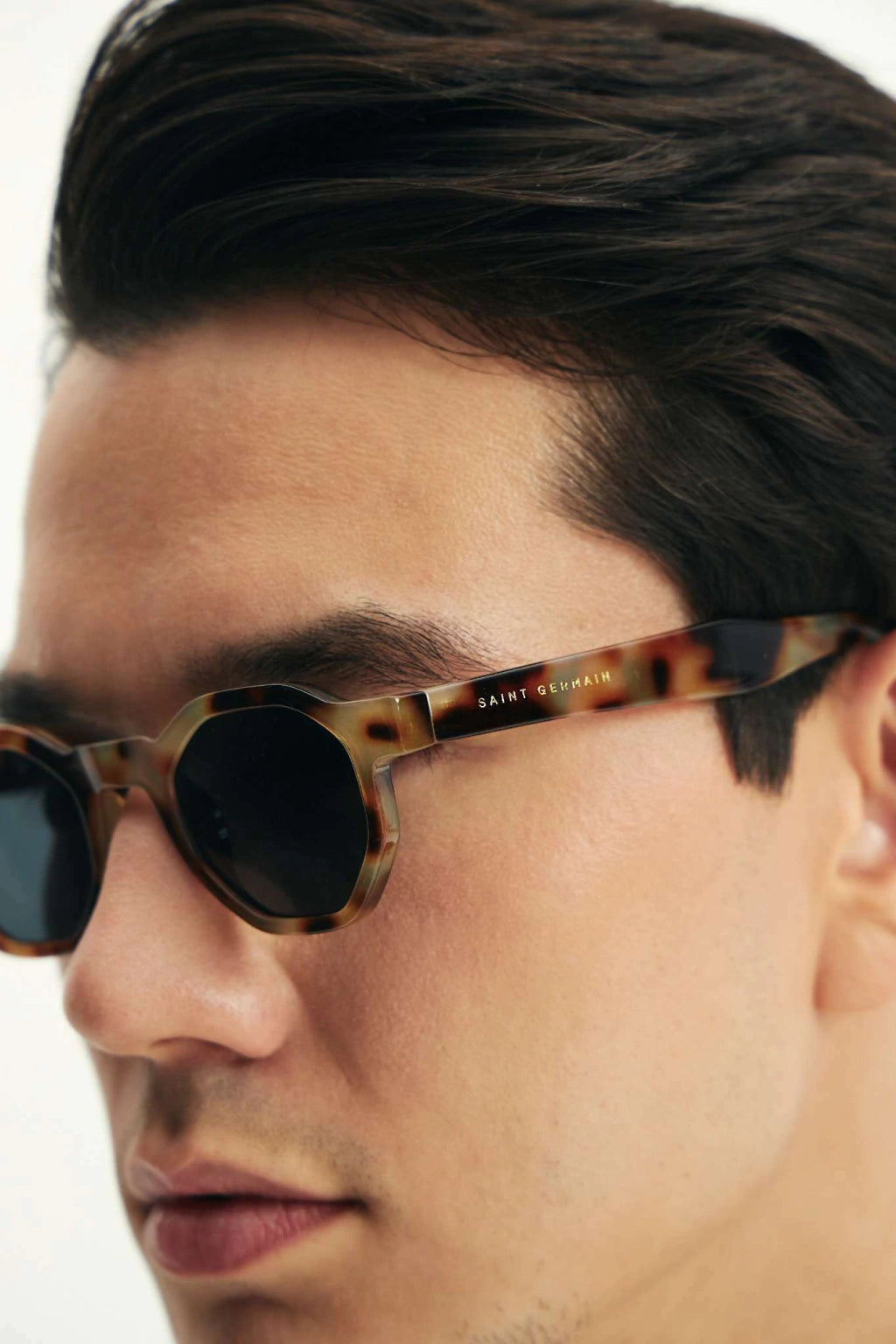 Oculos de Sol Hexagonal Tori Tortoise Latte
