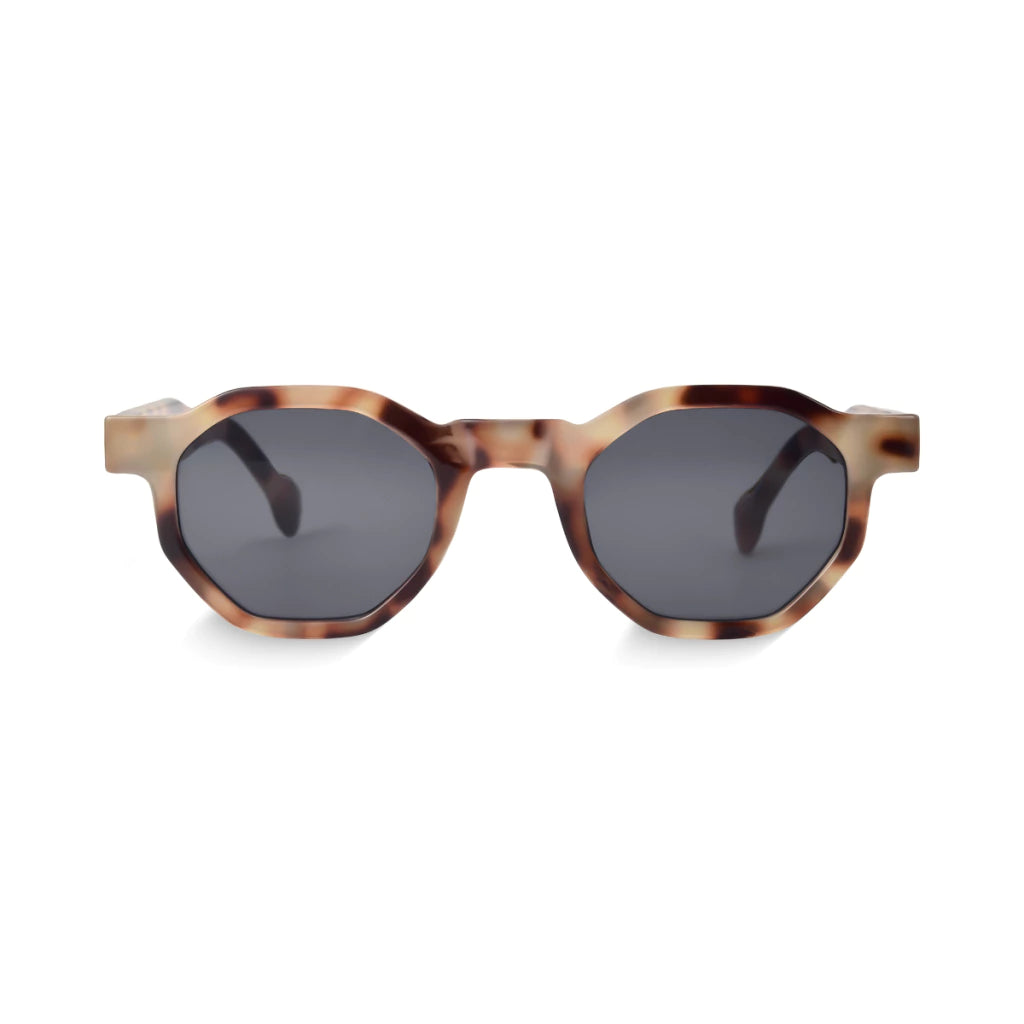 Oculos de Sol Hexagonal Tori Tortoise Latte
