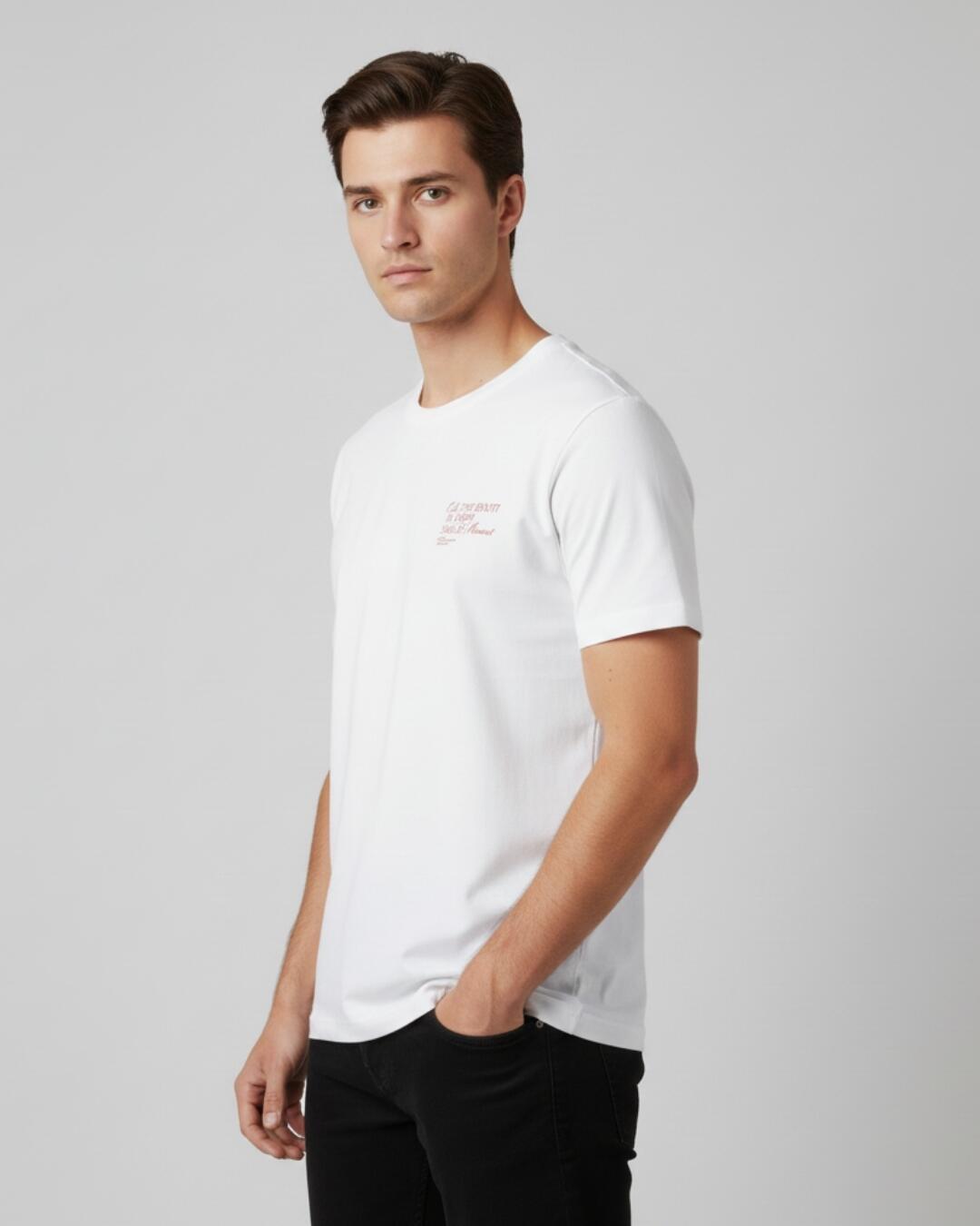 Camiseta Estampada Beauty Branco