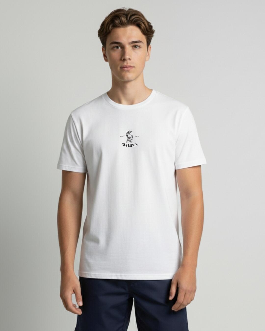Camiseta Estampada Olympos White