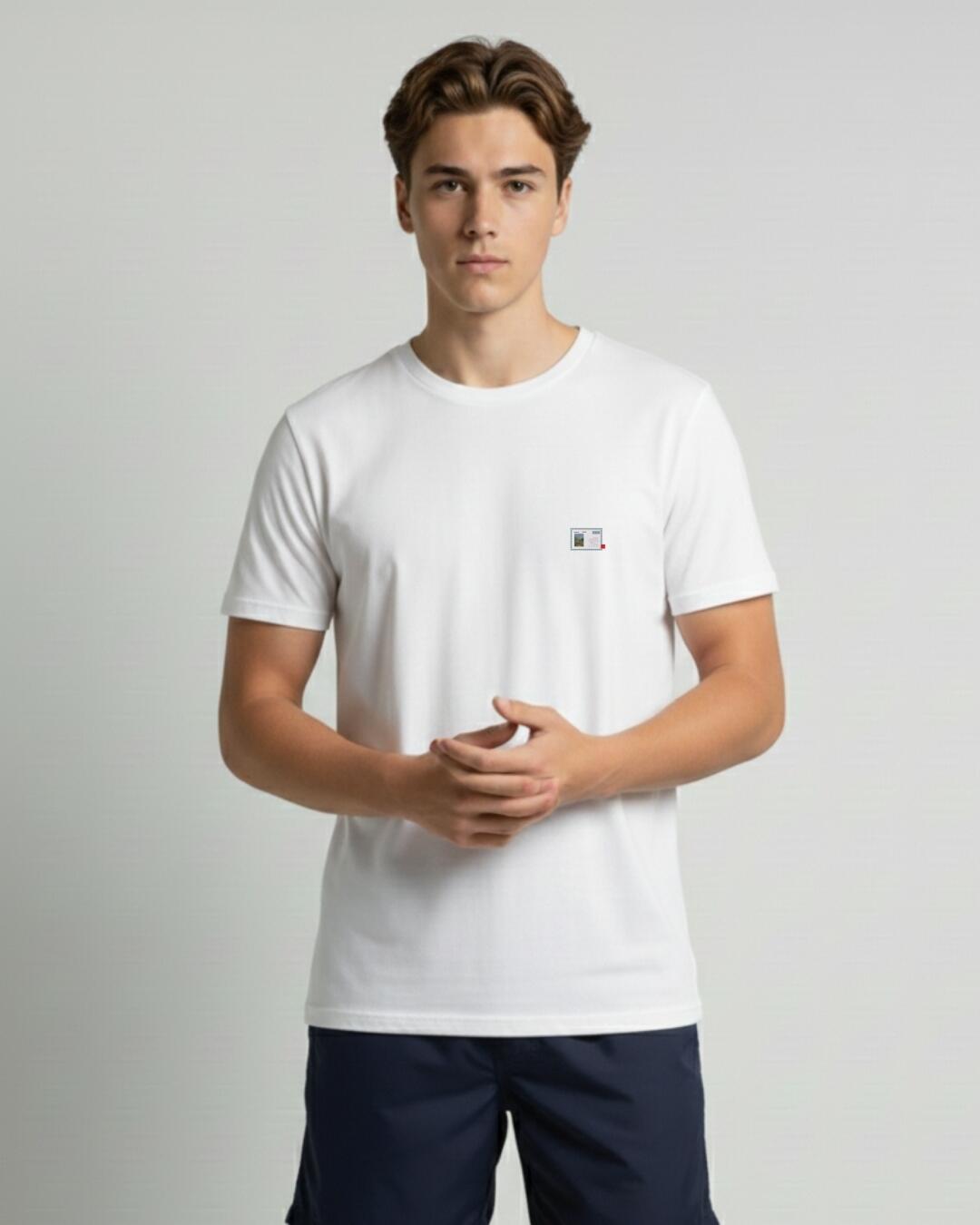 Camiseta Estampada Postcard White