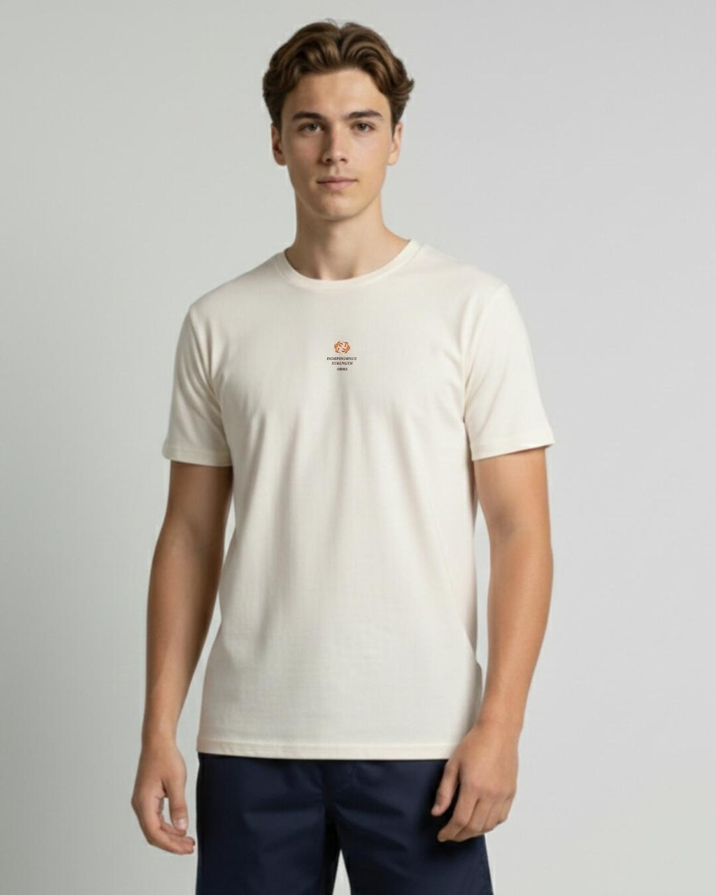 Camiseta Estampada Arthemis Bege