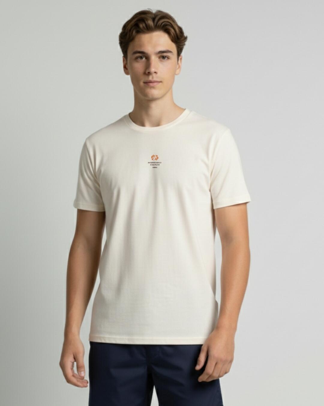 Camiseta Estampada Arthemis Bege