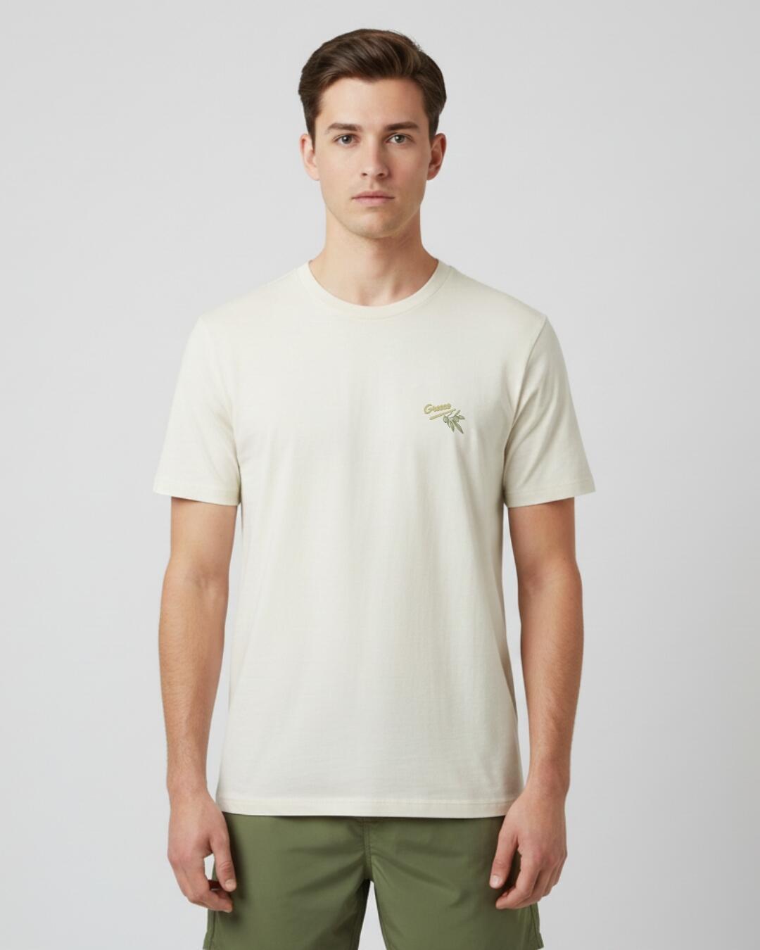 Camiseta Estampada Olive Bege