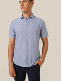 Camisa de Botão MC Linho Pienza Flint