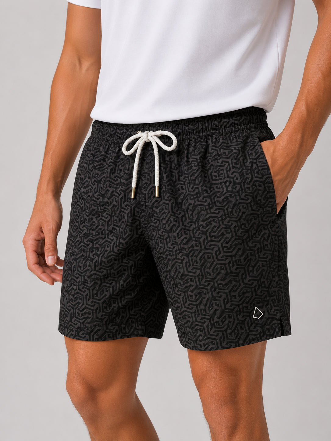 Short Estampado Grid