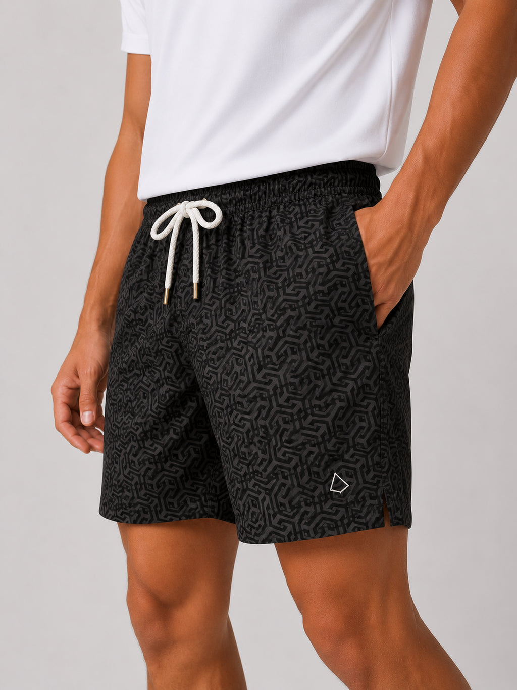 Short Estampado Grid