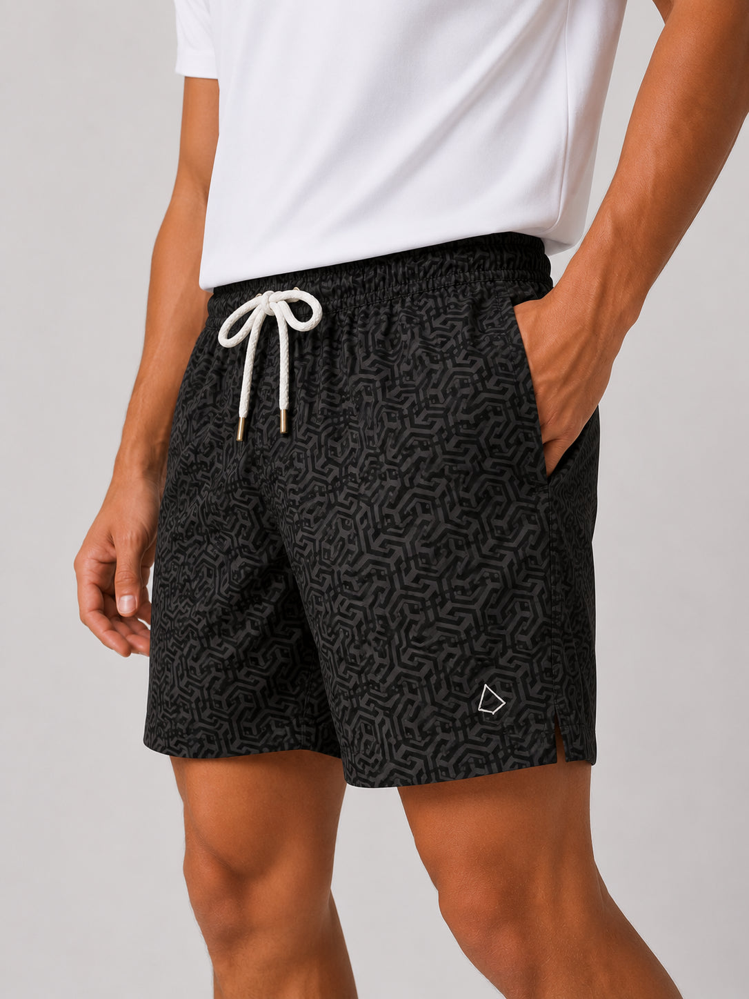 Short Estampado Grid