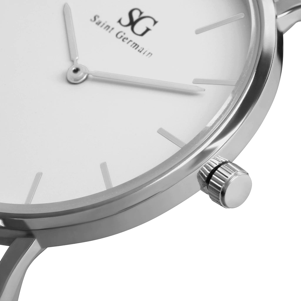Relógio Feminino Pulseira Prata Harlem Silver 32mm