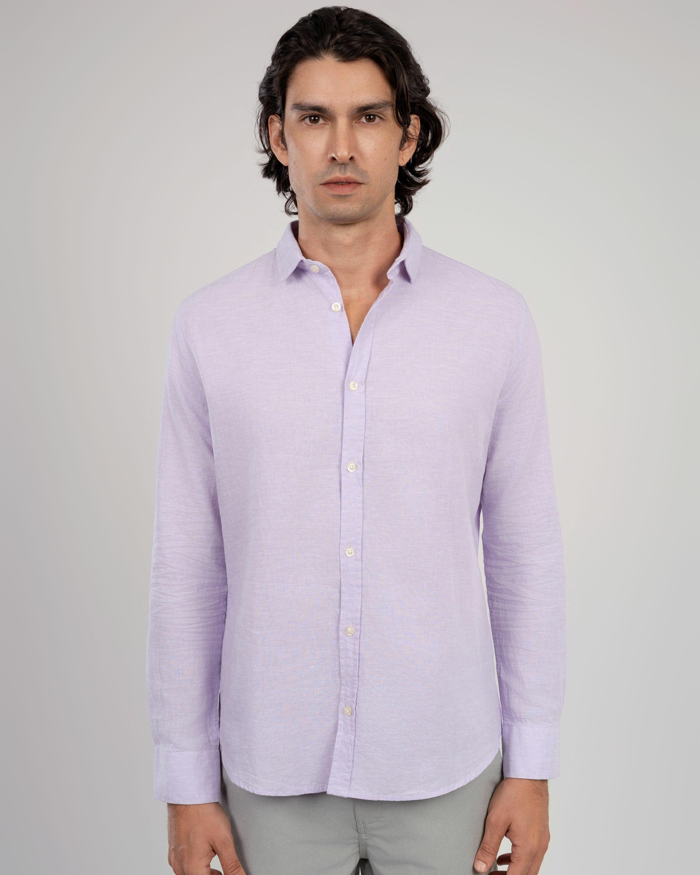 Camisa de Botão ML Linho Pienza Alfaze
