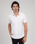 Camisa de Botão MC Viscose Modena White