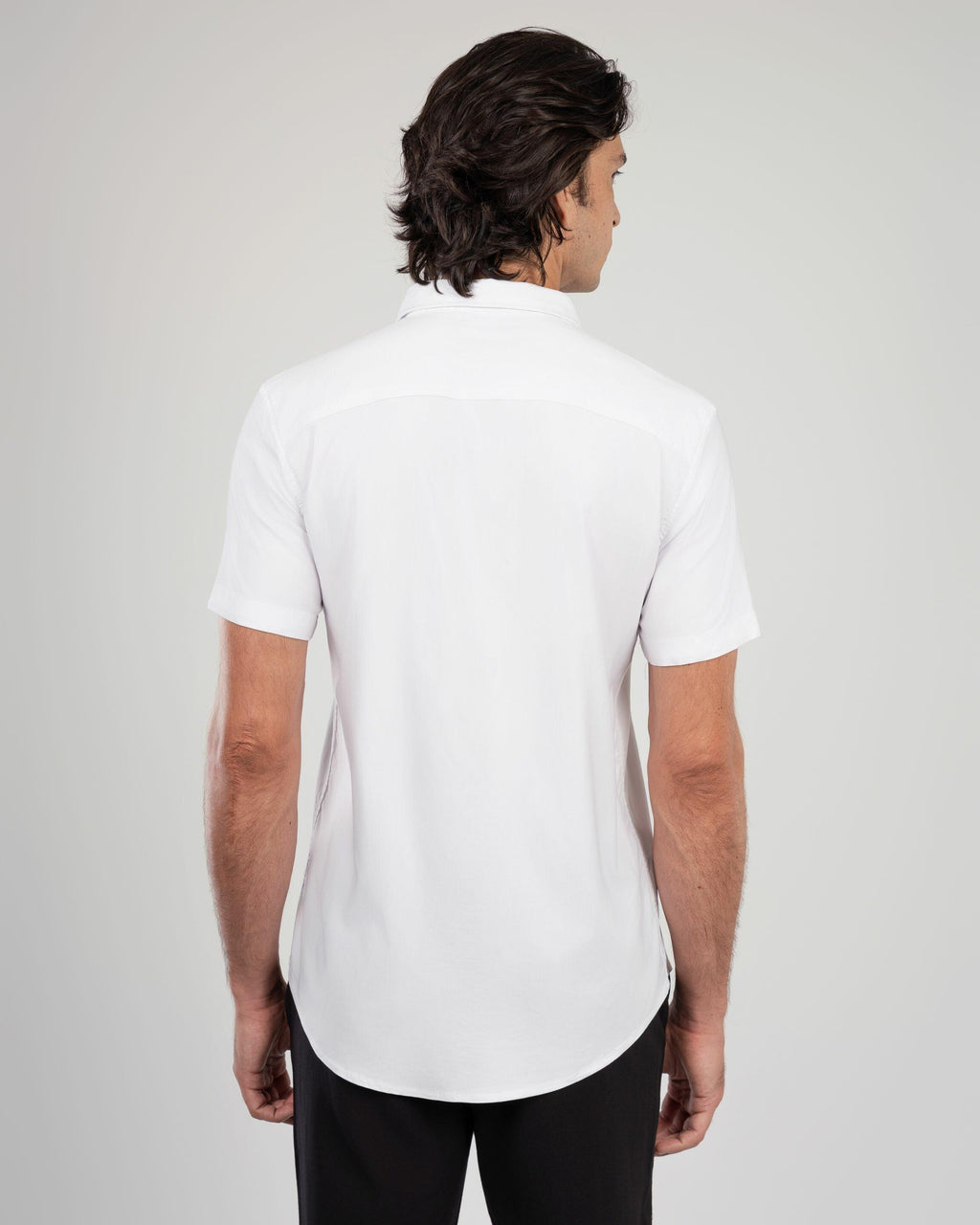 Camisa de Botão MC Viscose Modena White