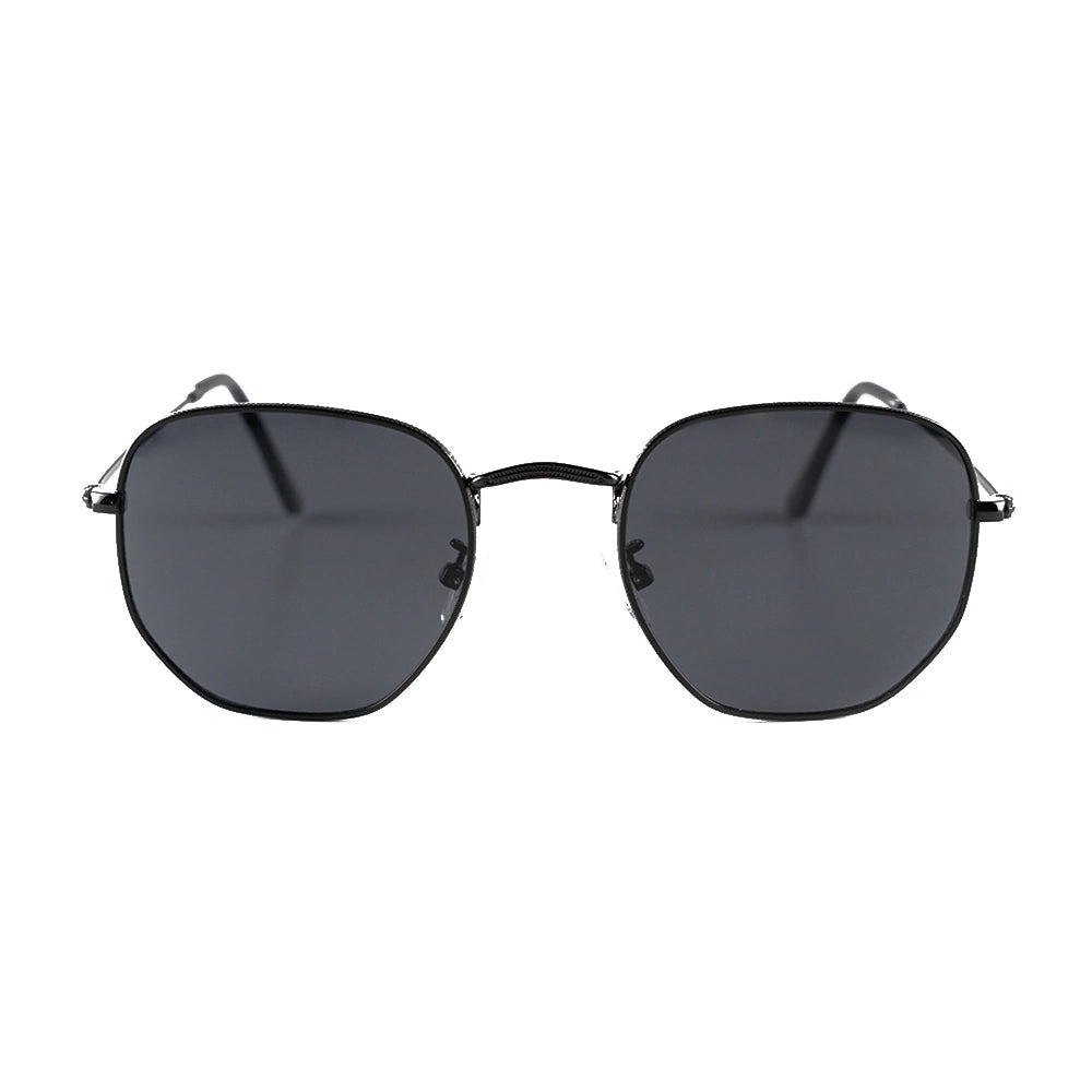 Óculos de Sol Clássico Hexagonal Harbor Full Black