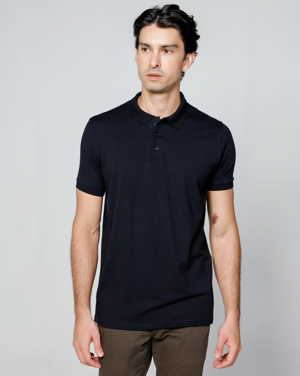 Polo Cotton Pima Black