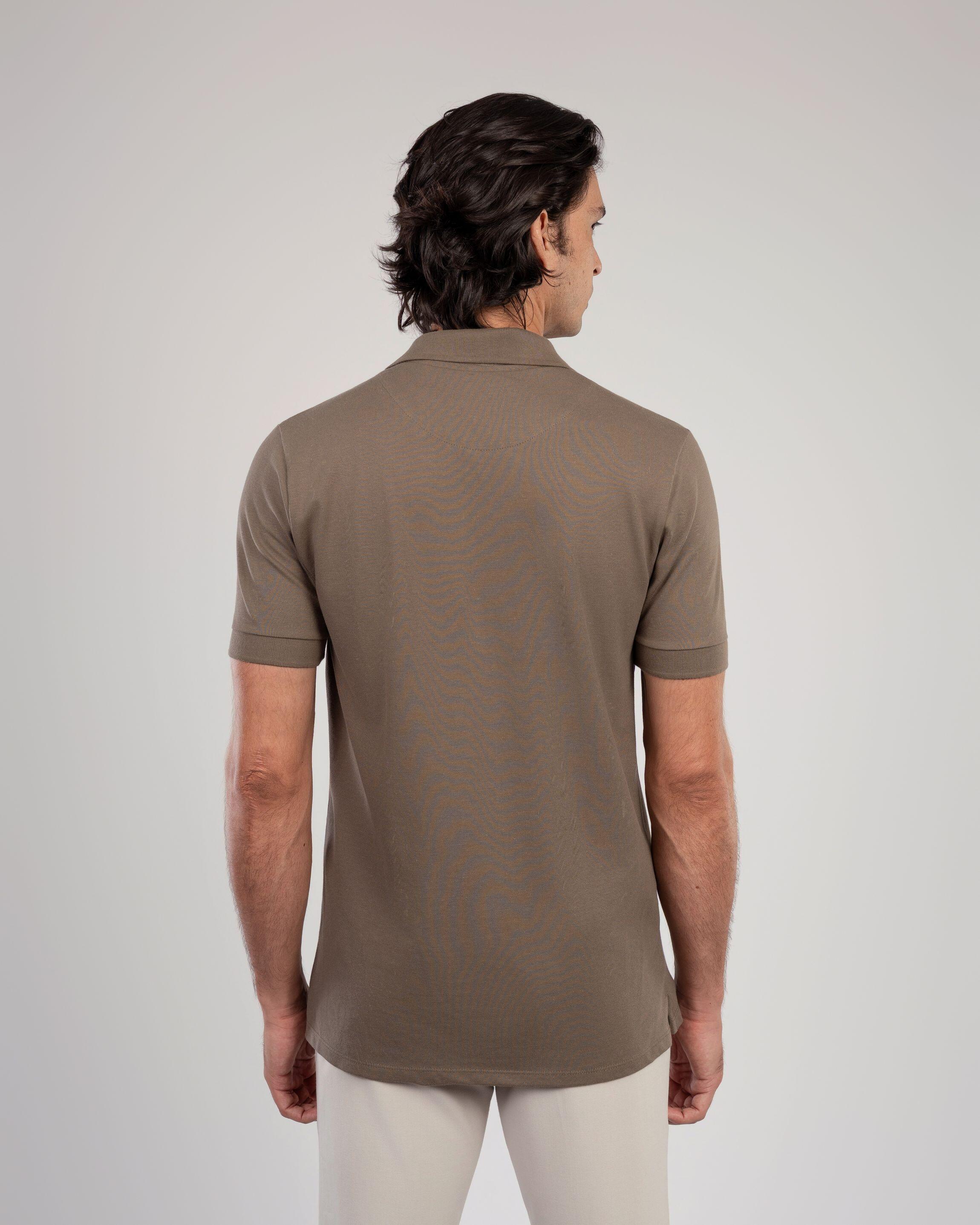 Polo Piquet Pima Olive