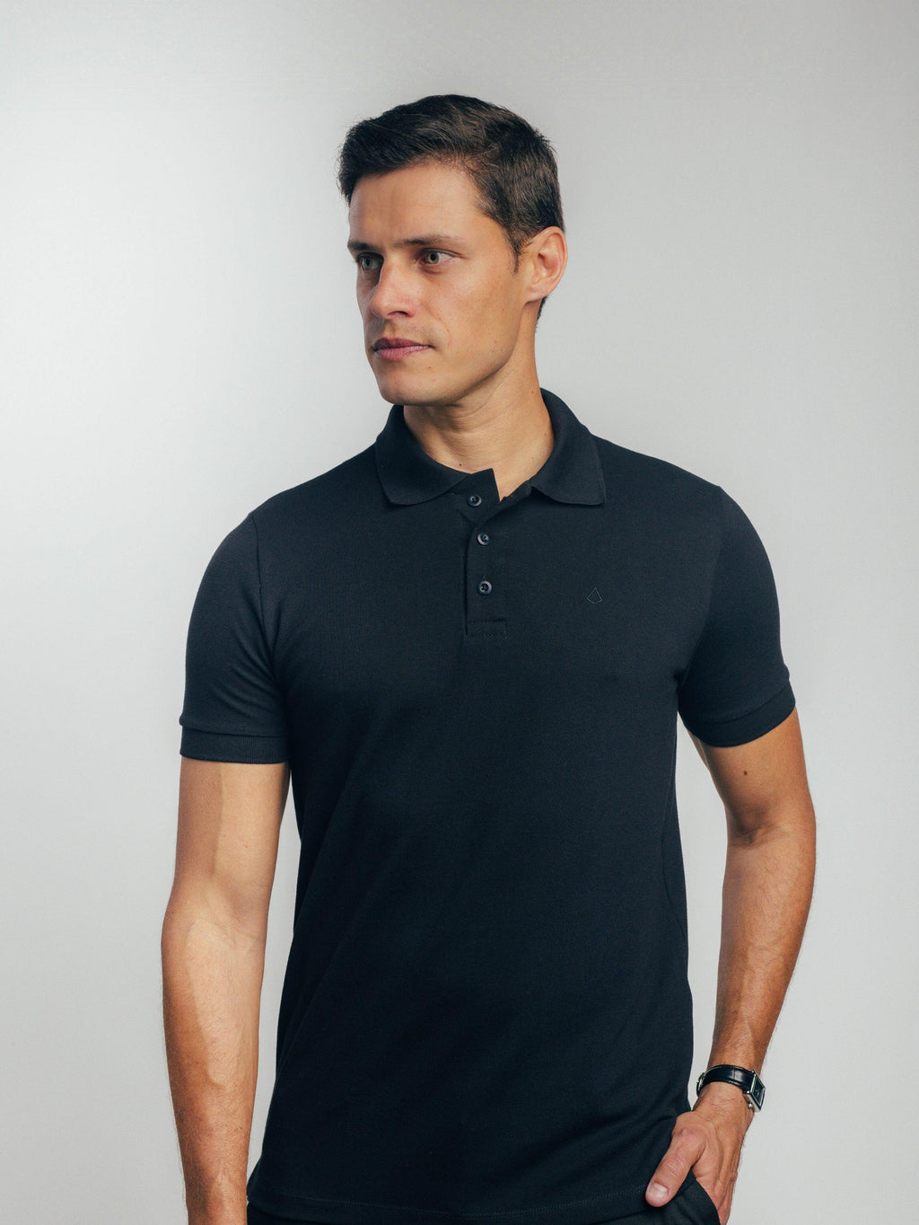 Polo Piquet Pima Black