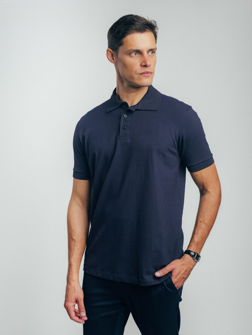 Polo Piquet Pima Navy