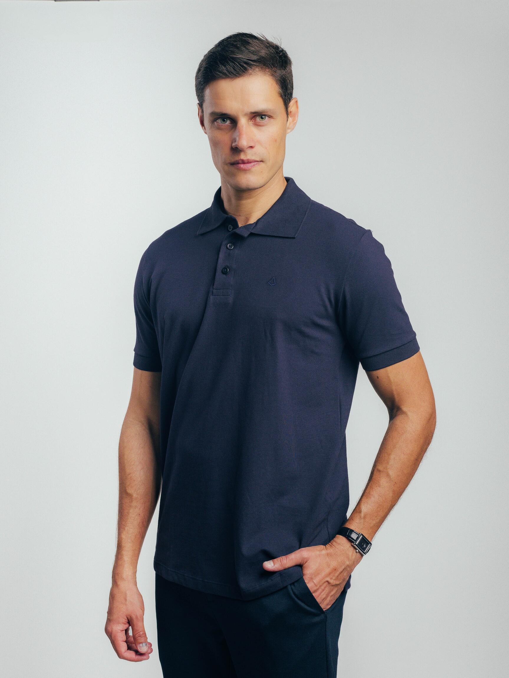 Polo Piquet Pima Navy