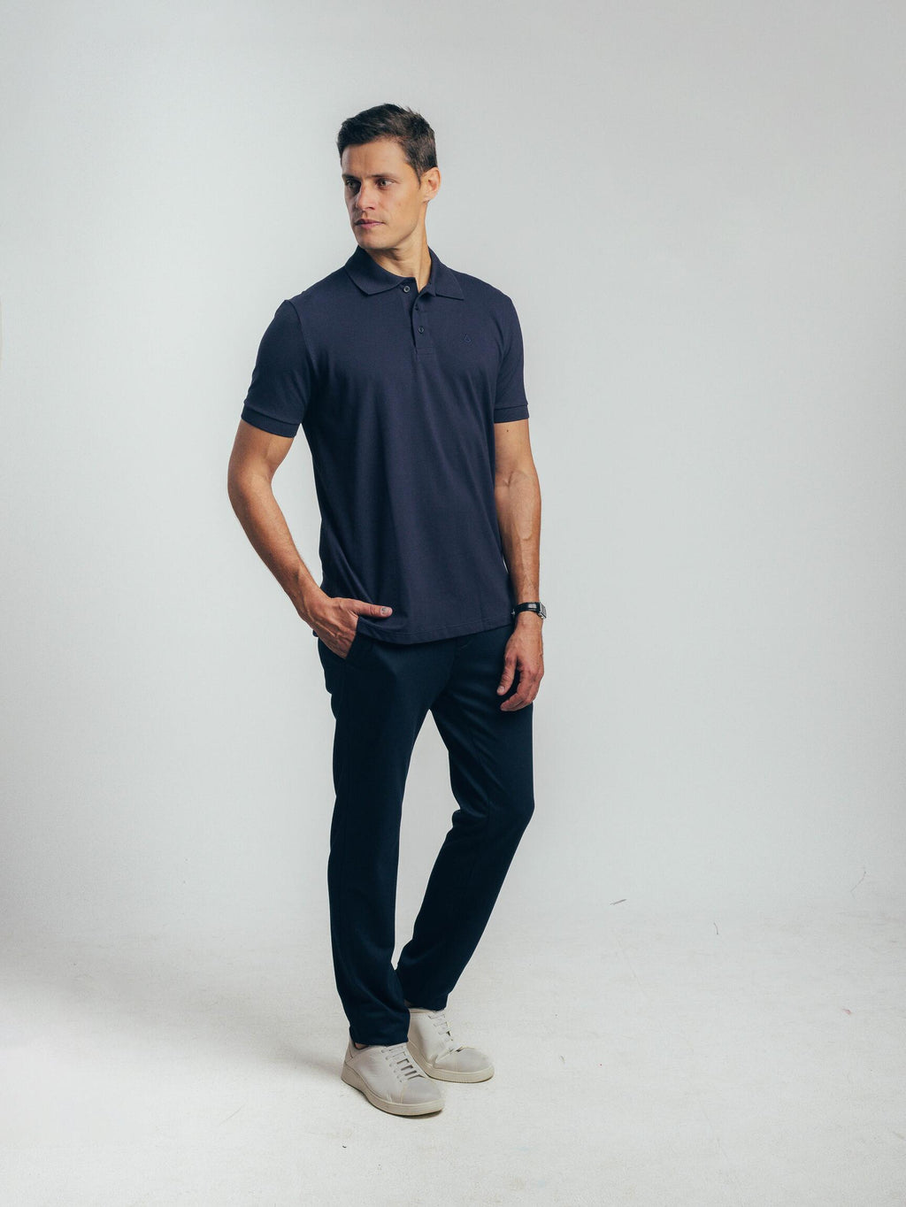 Polo Piquet Pima Navy