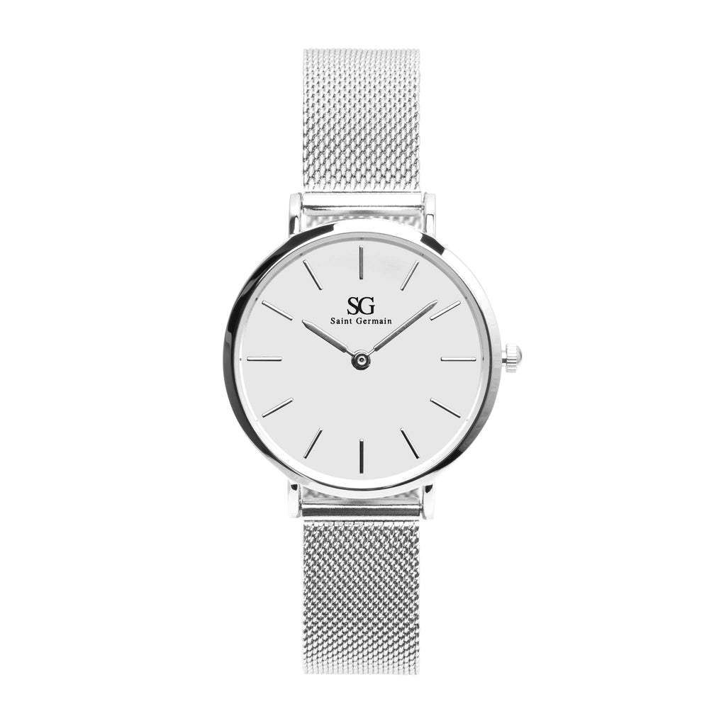 Relógio Feminino Pulseira Prata Harlem Silver 32mm