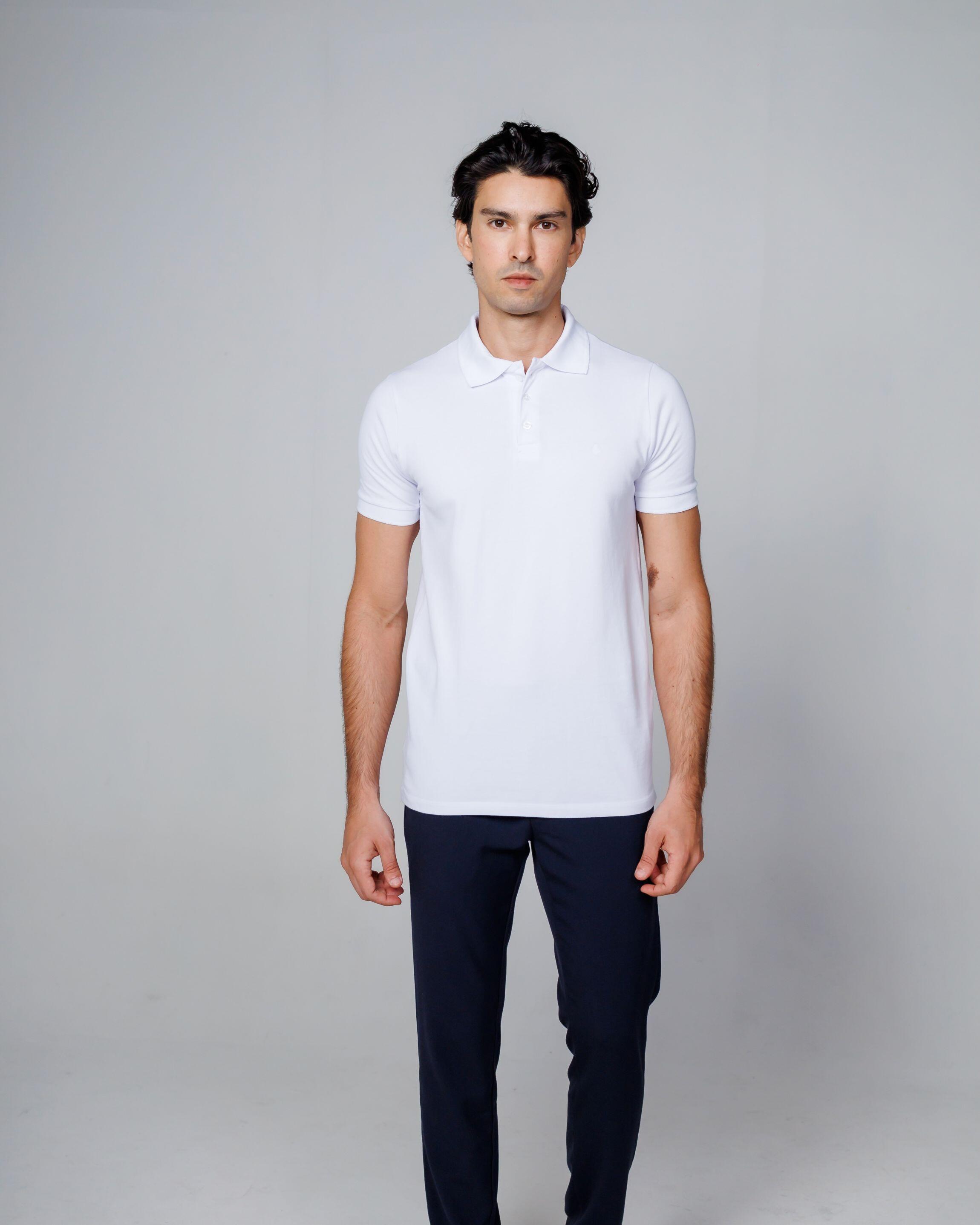 Polo Piquet Pima White