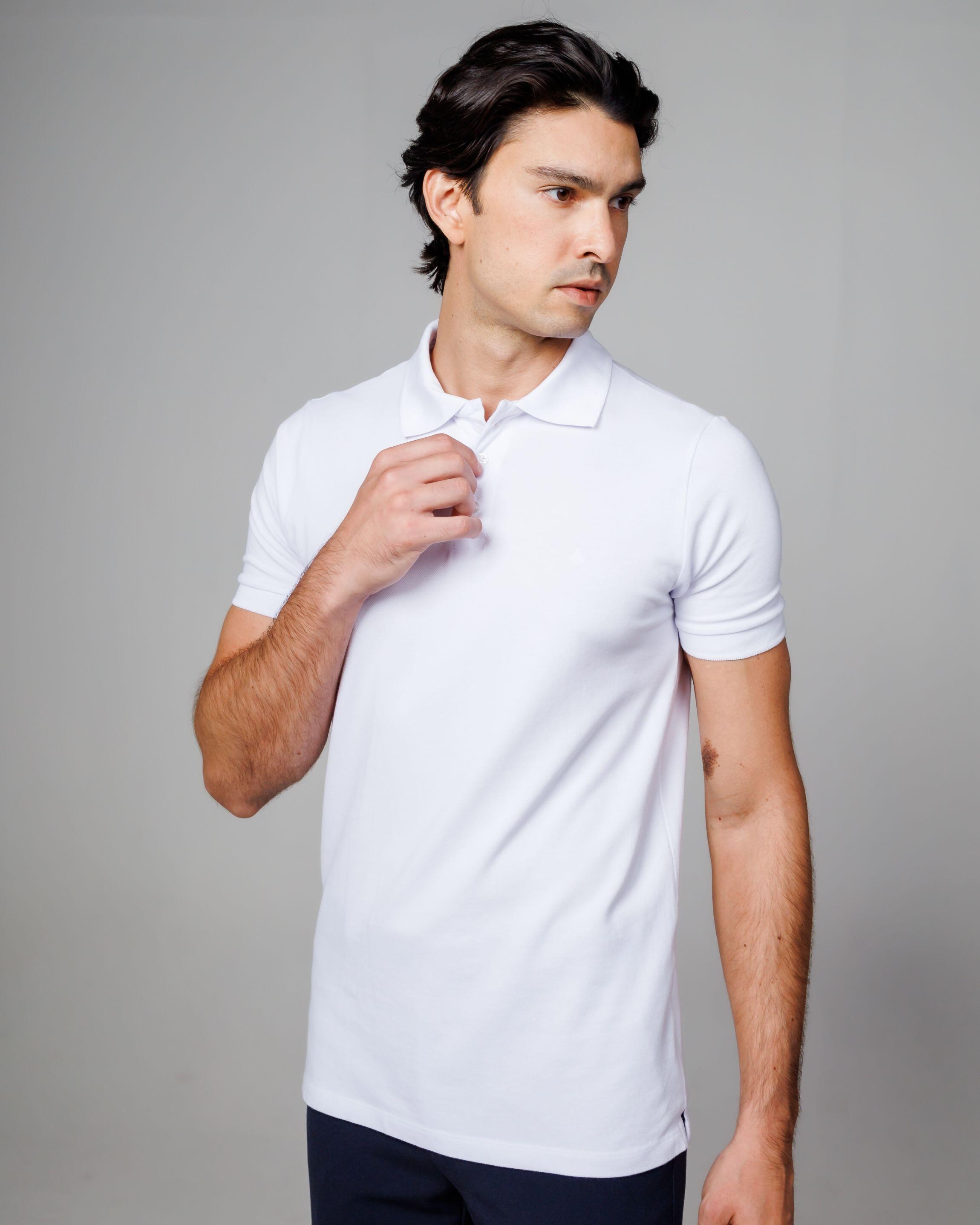 Polo Piquet Pima White