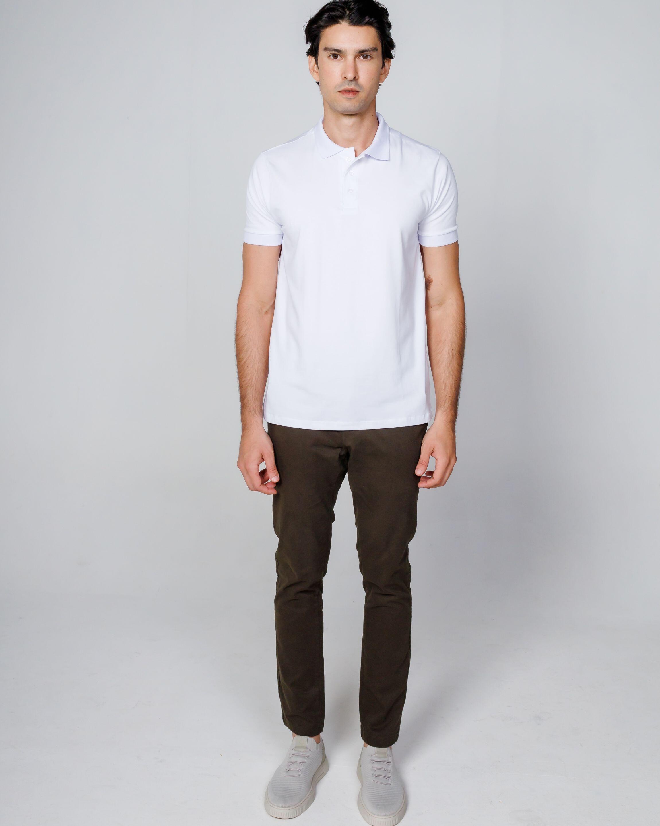 Polo Cotton Pima White