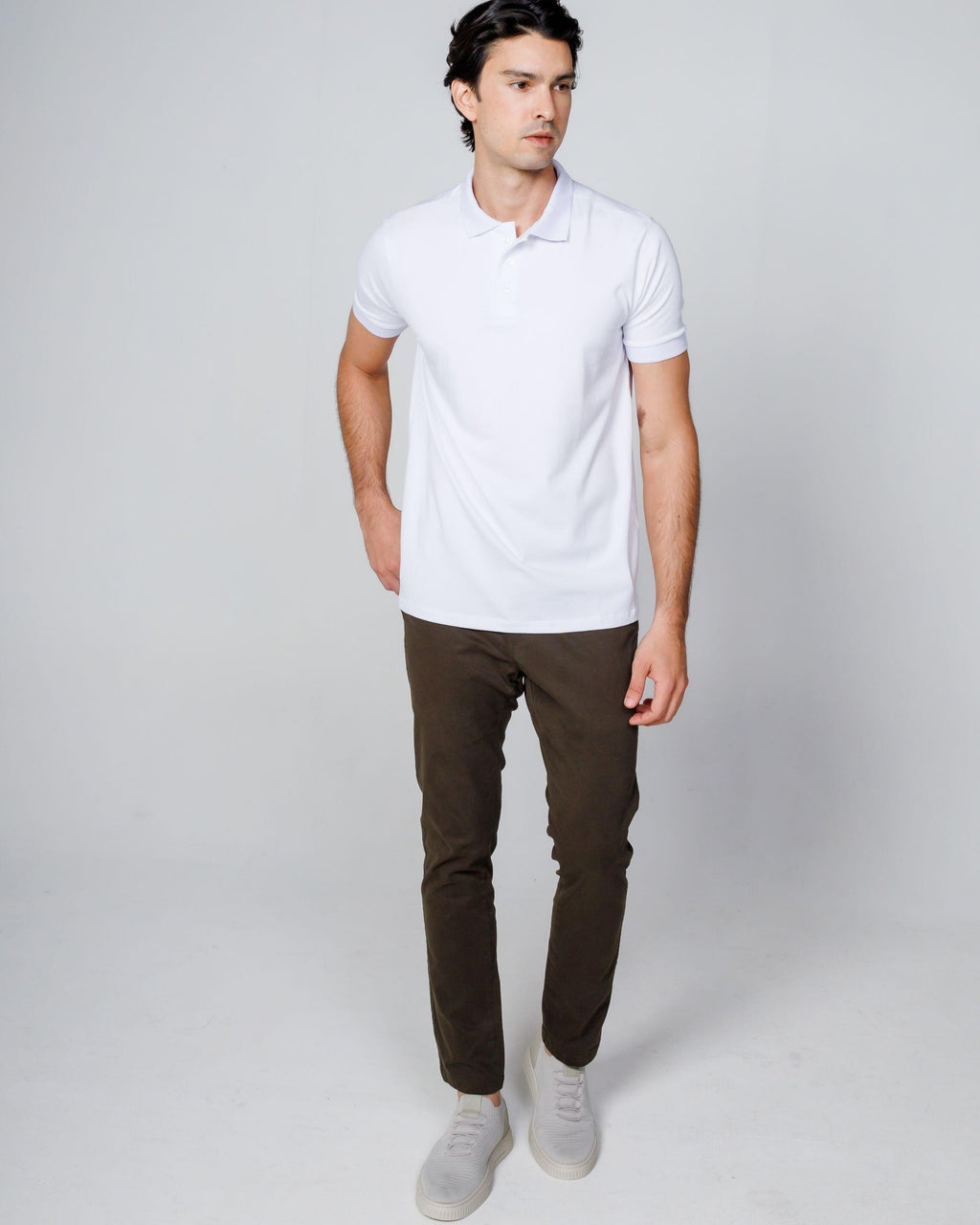 Polo Cotton Pima White