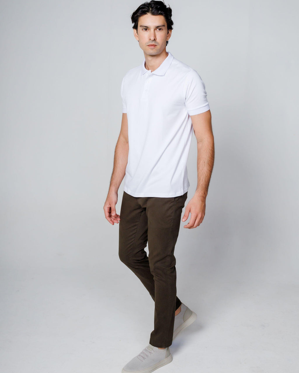 Polo Cotton Pima White