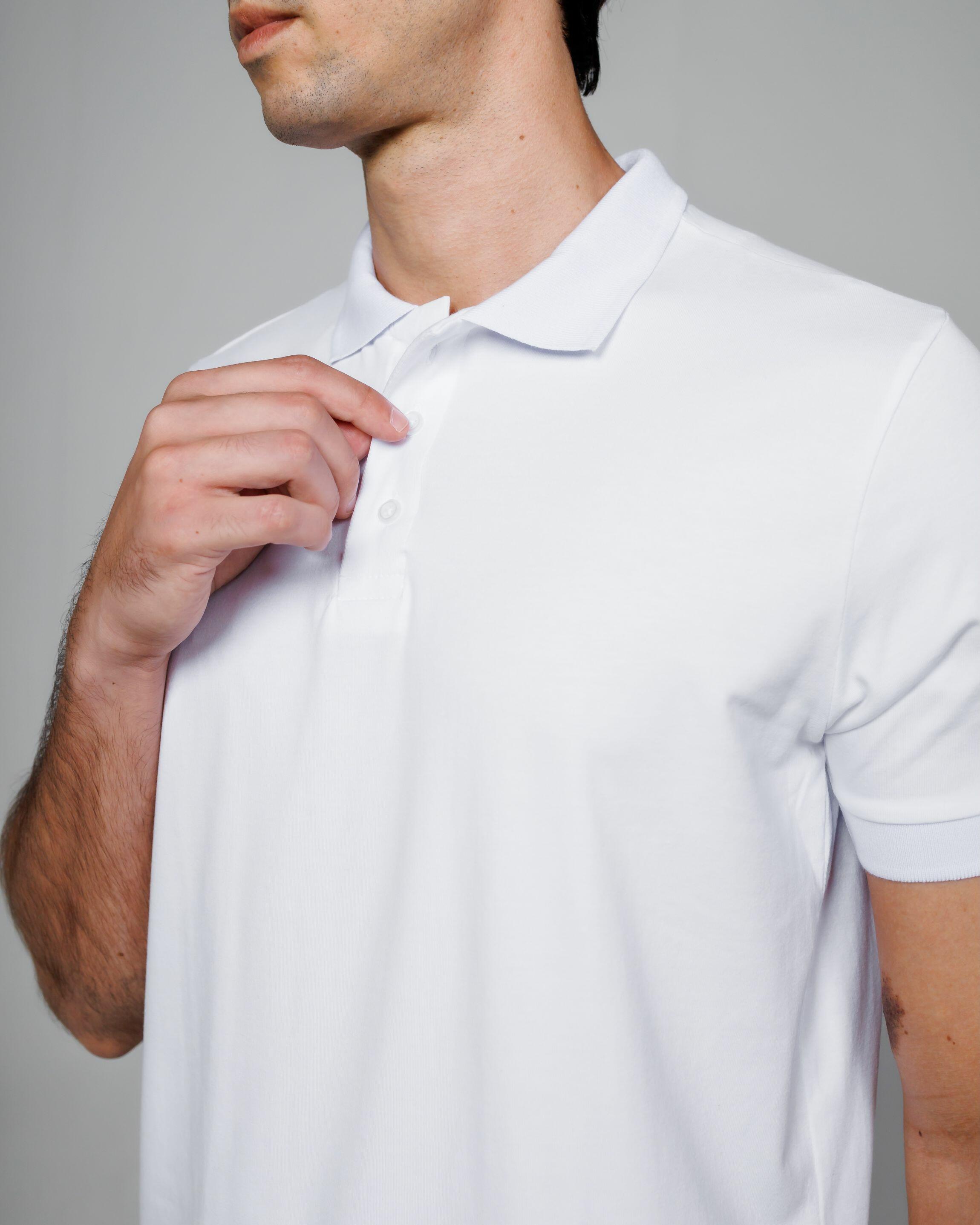 Polo Cotton Pima White