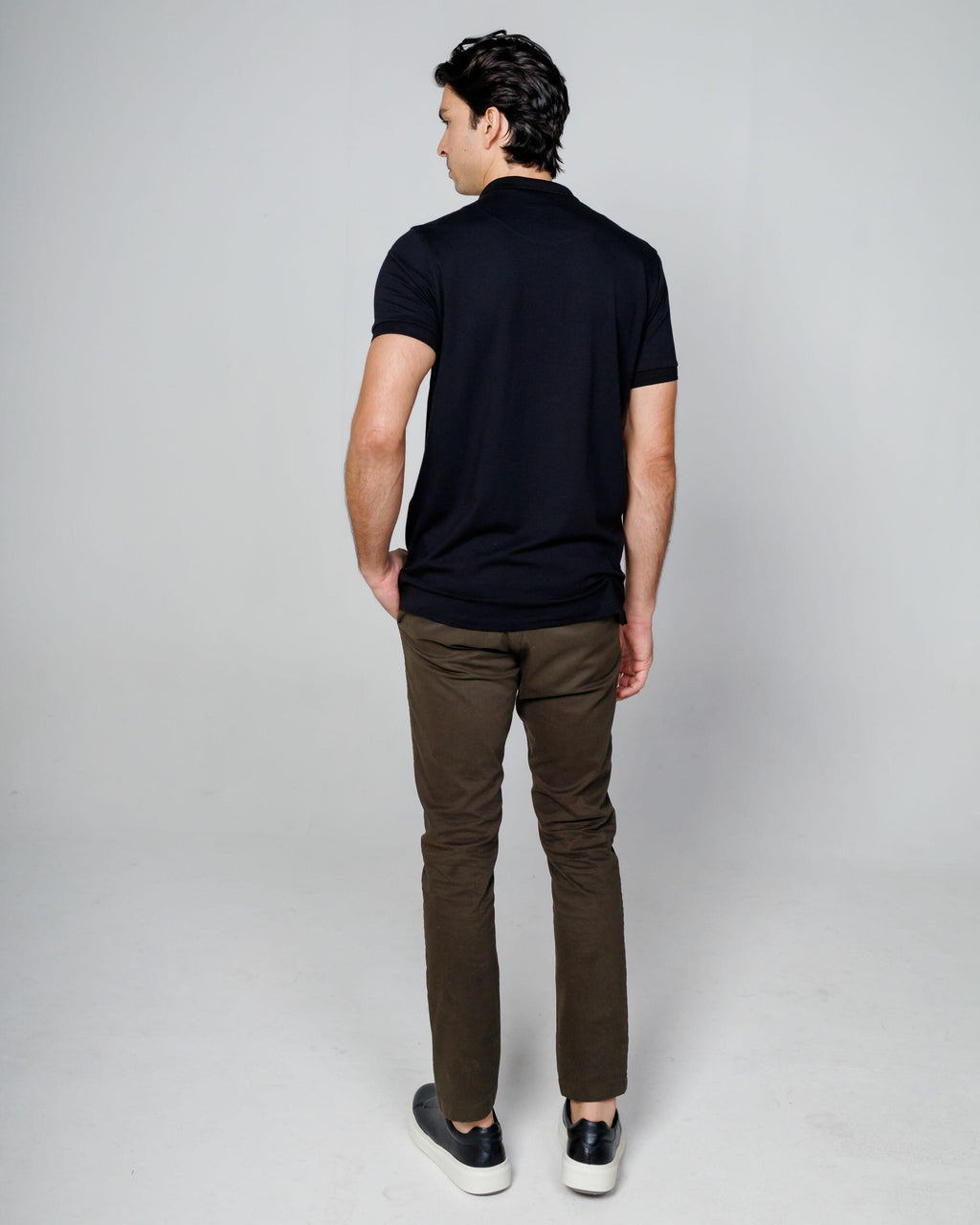 Polo Cotton Pima Black