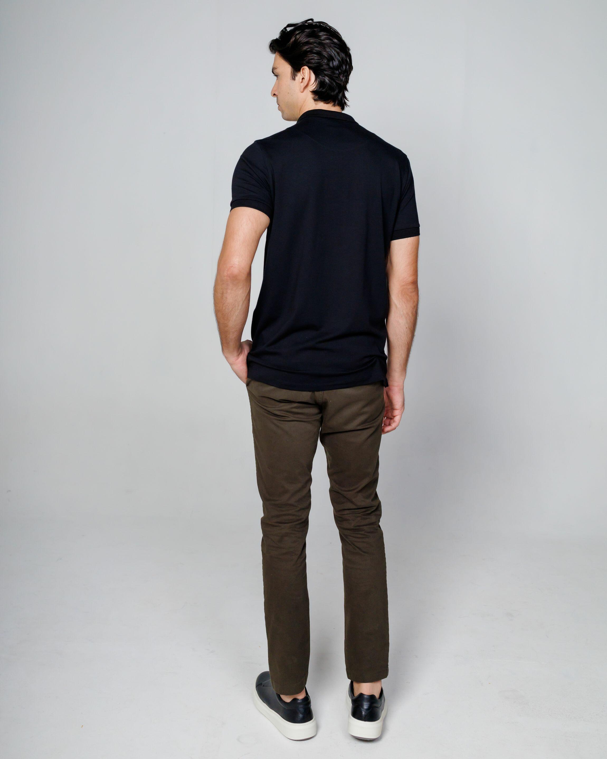 Polo Cotton Pima Black