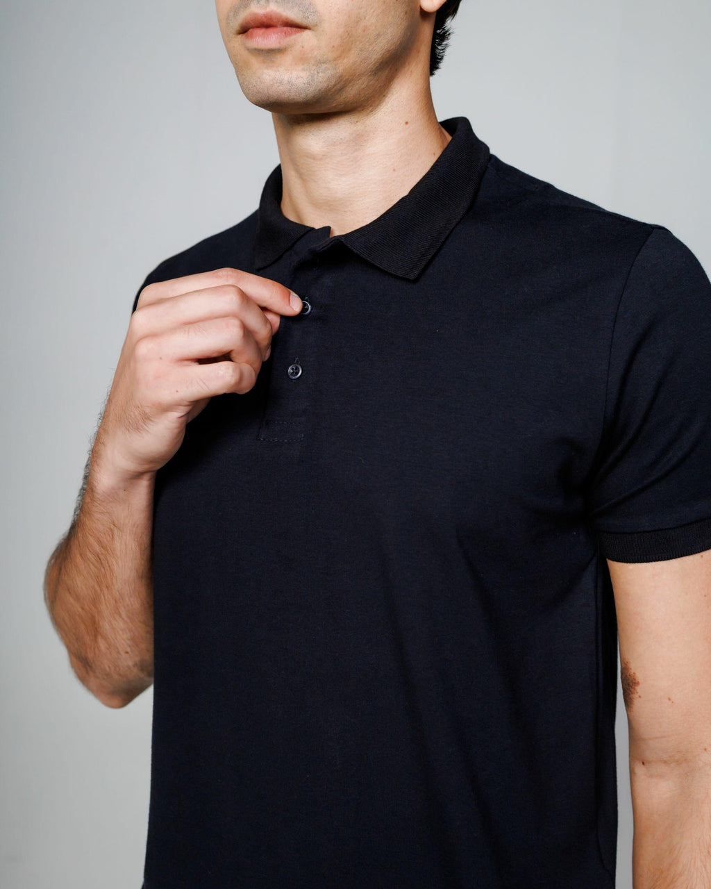 Polo Cotton Pima Black