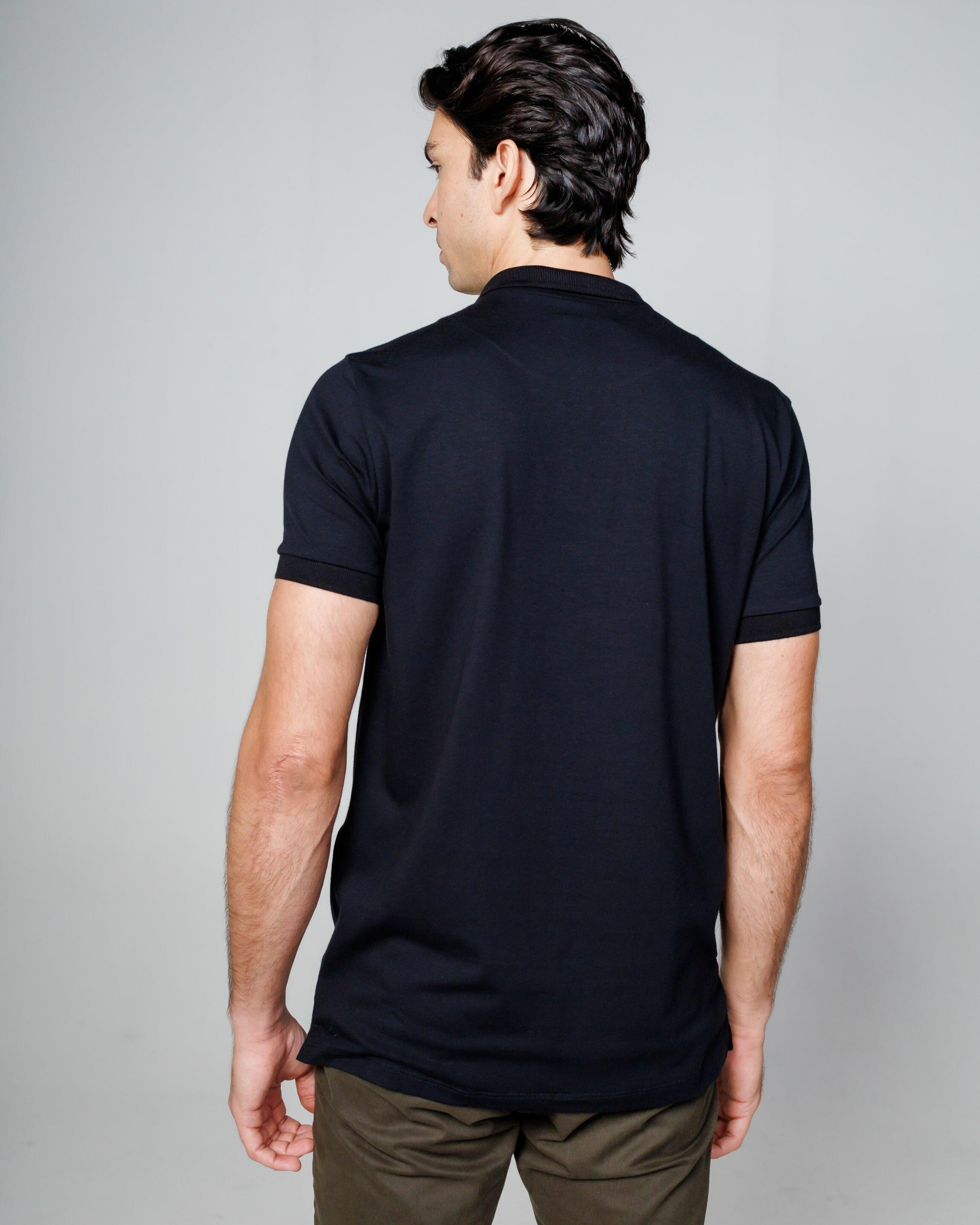 Polo Cotton Pima Black