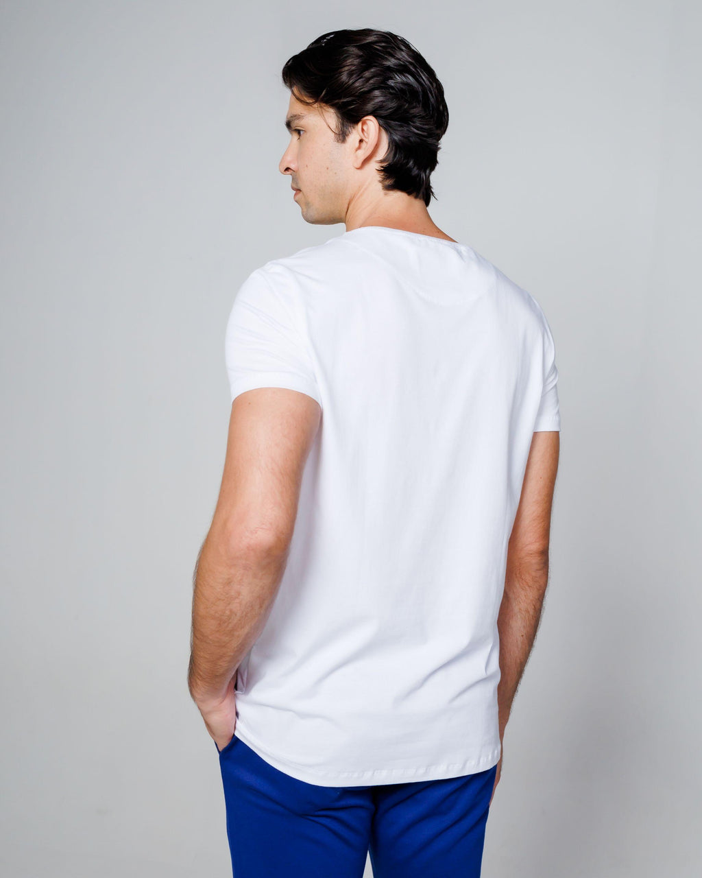 Camiseta Egípcio Gola Redonda White