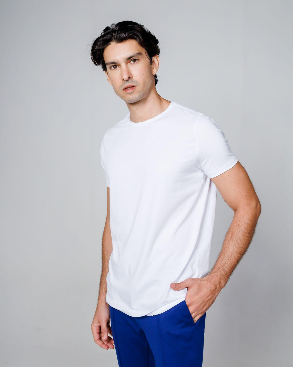 Camiseta Egípcio Gola Redonda White